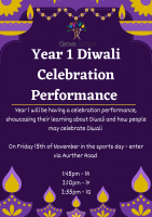 Year 1 Diwali Celebration Performance