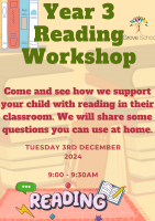 Year 3 Reading Parental Workshop