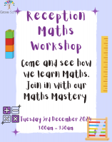 Reception Mathematics Parental Workshop