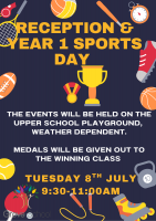 Reception & Year 1 Sports Day