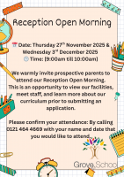 Reception Open Morning