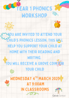 Year 1 Phonics Workshop