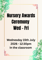 Nursery Awards Ceremony