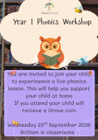 Year 1 Phonics Workshop Year 1 Phonics Workshop