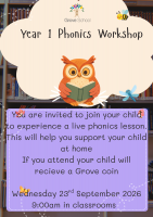 Year 1 Phonics Workshop